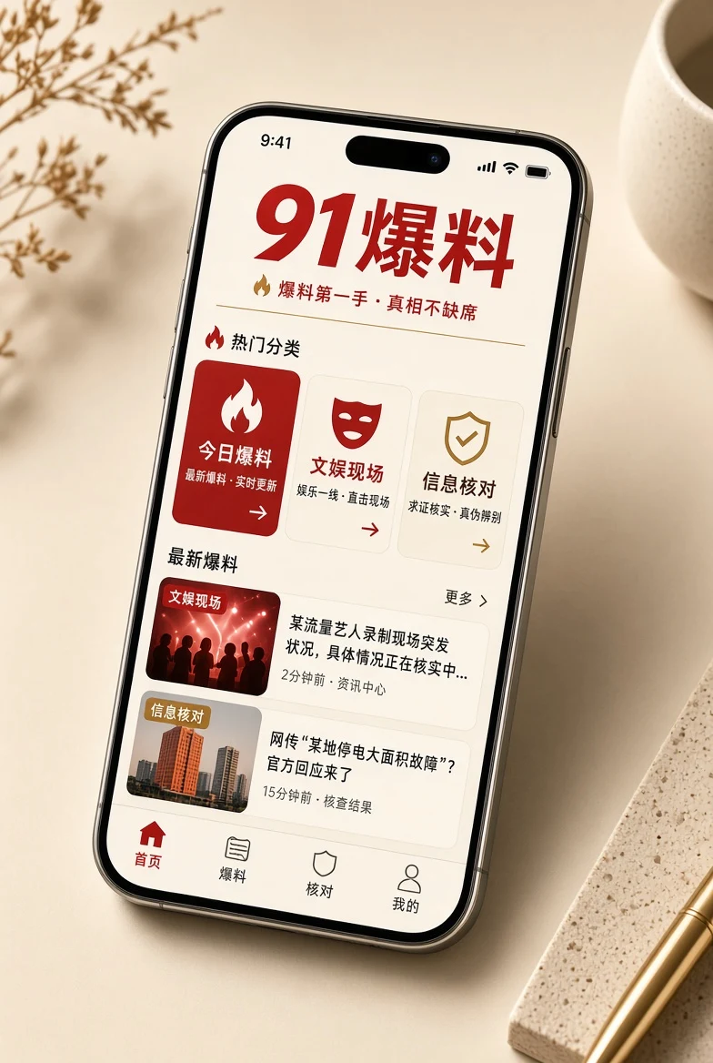 91爆料APP界面示意